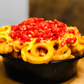 Cheese Rings With Cheetos