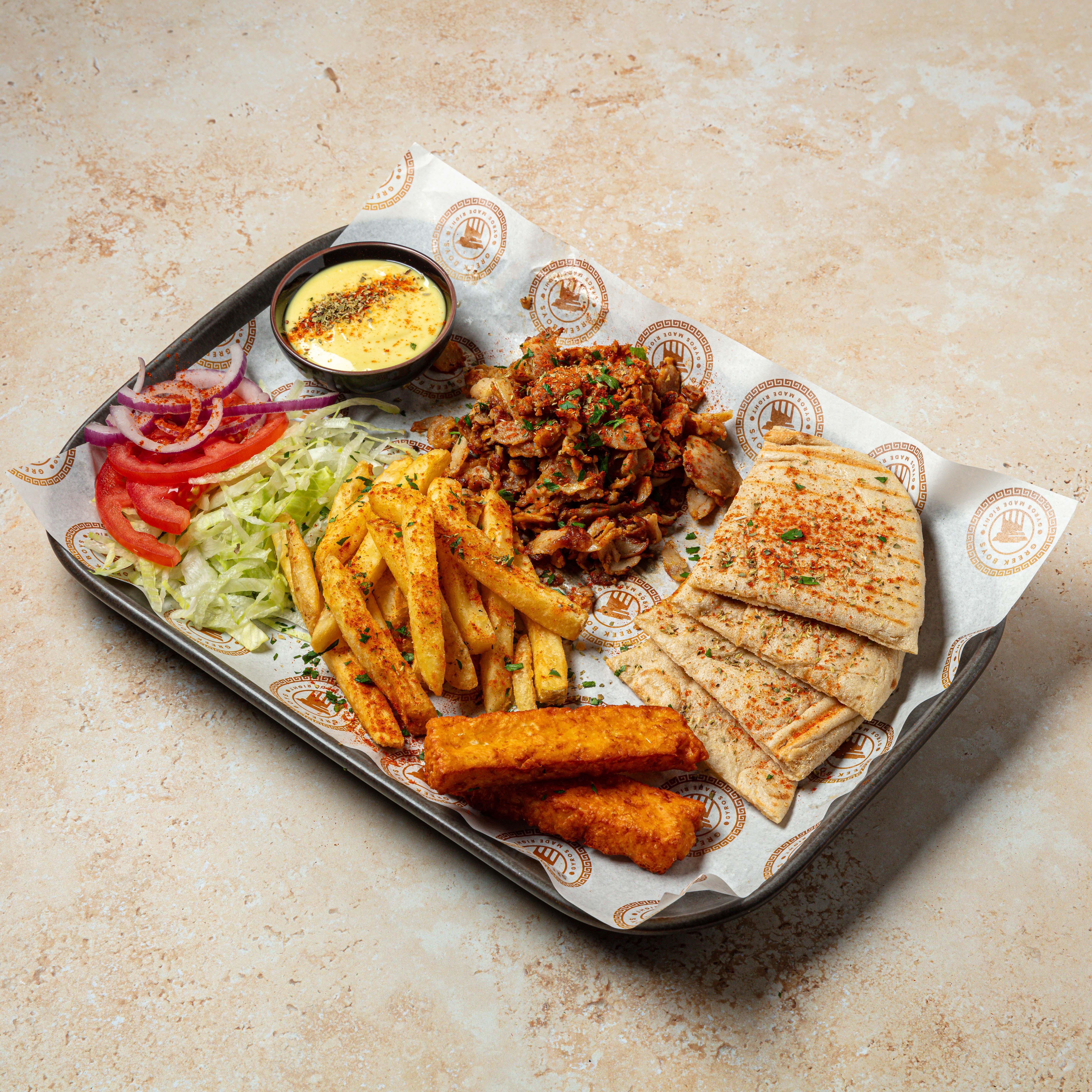 Classic Greek Gyros Plate