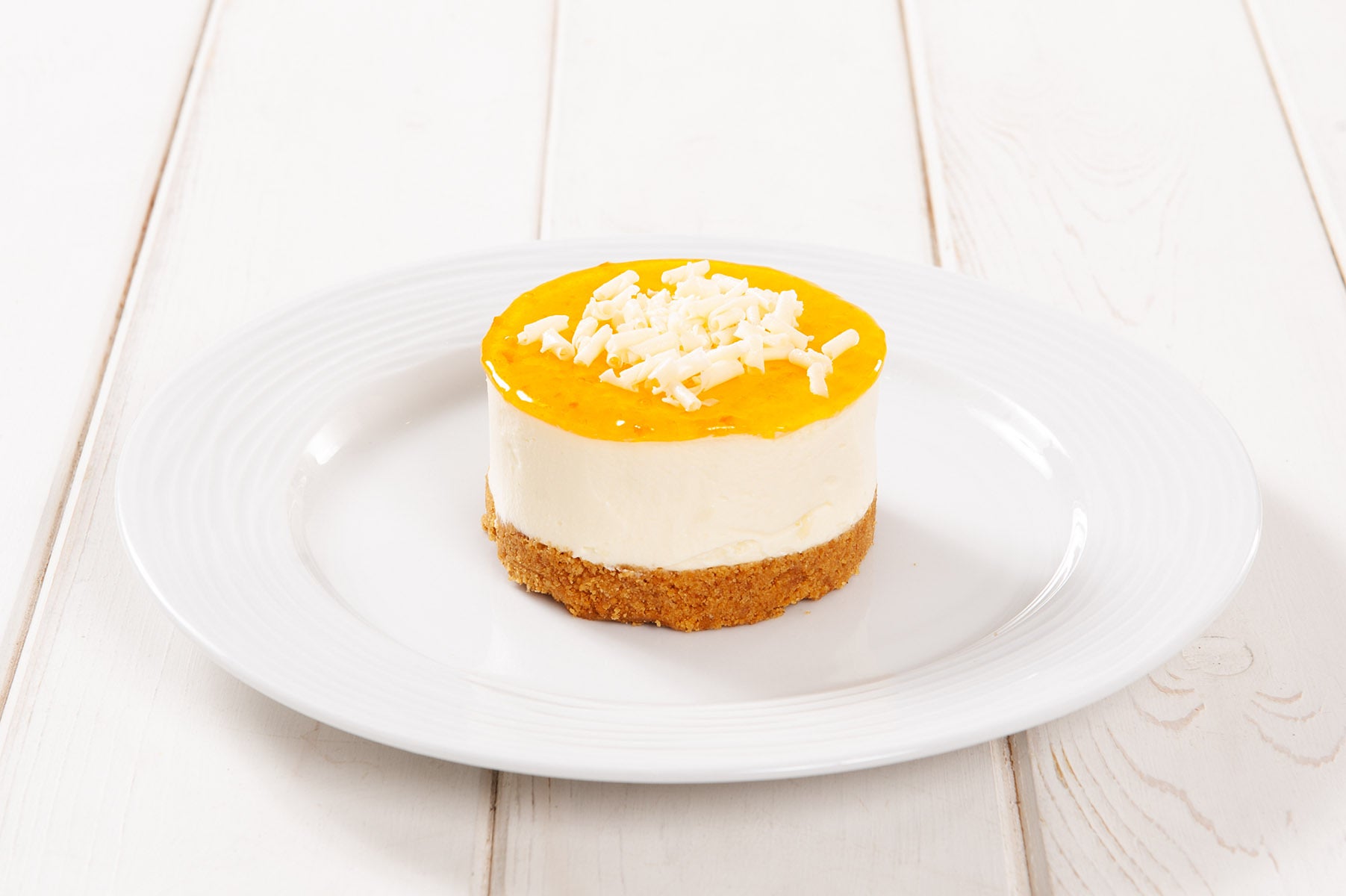 White Chocolate & Orange Cheesecake