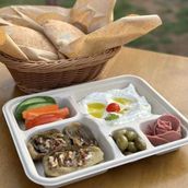 Breakfast Tray Labneh and Maqdous