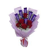 DAIRY MILK BOUQUET IN PURPLE