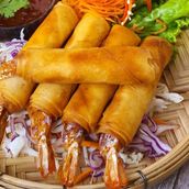 Prawns Spring Rolls