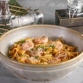 Rose Prawn Fettuccine