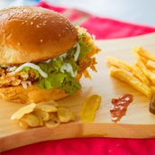 Zinger Burger With Fries
