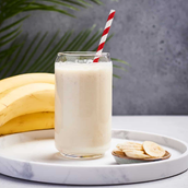 Banana With Milk And Honey Cocktail