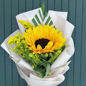 Single Sunflower Bouquet