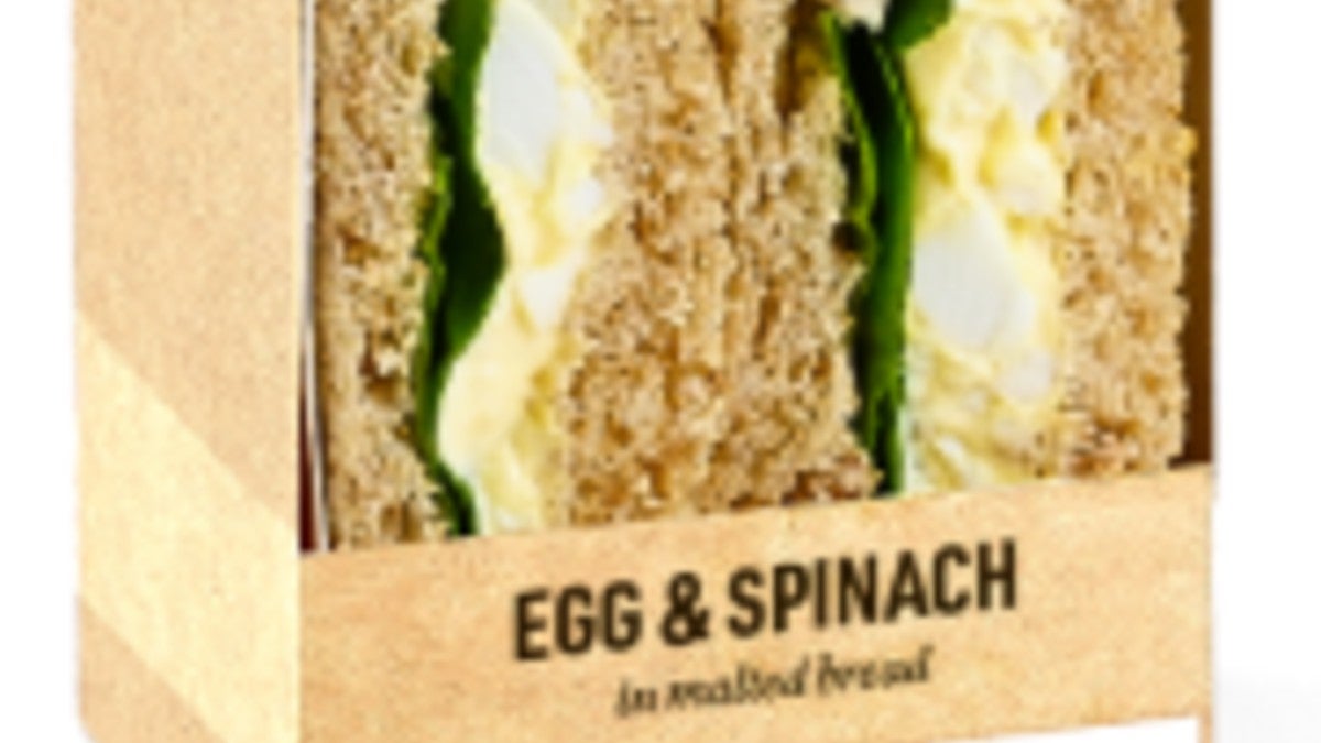 Egg & Spinach Sandwich