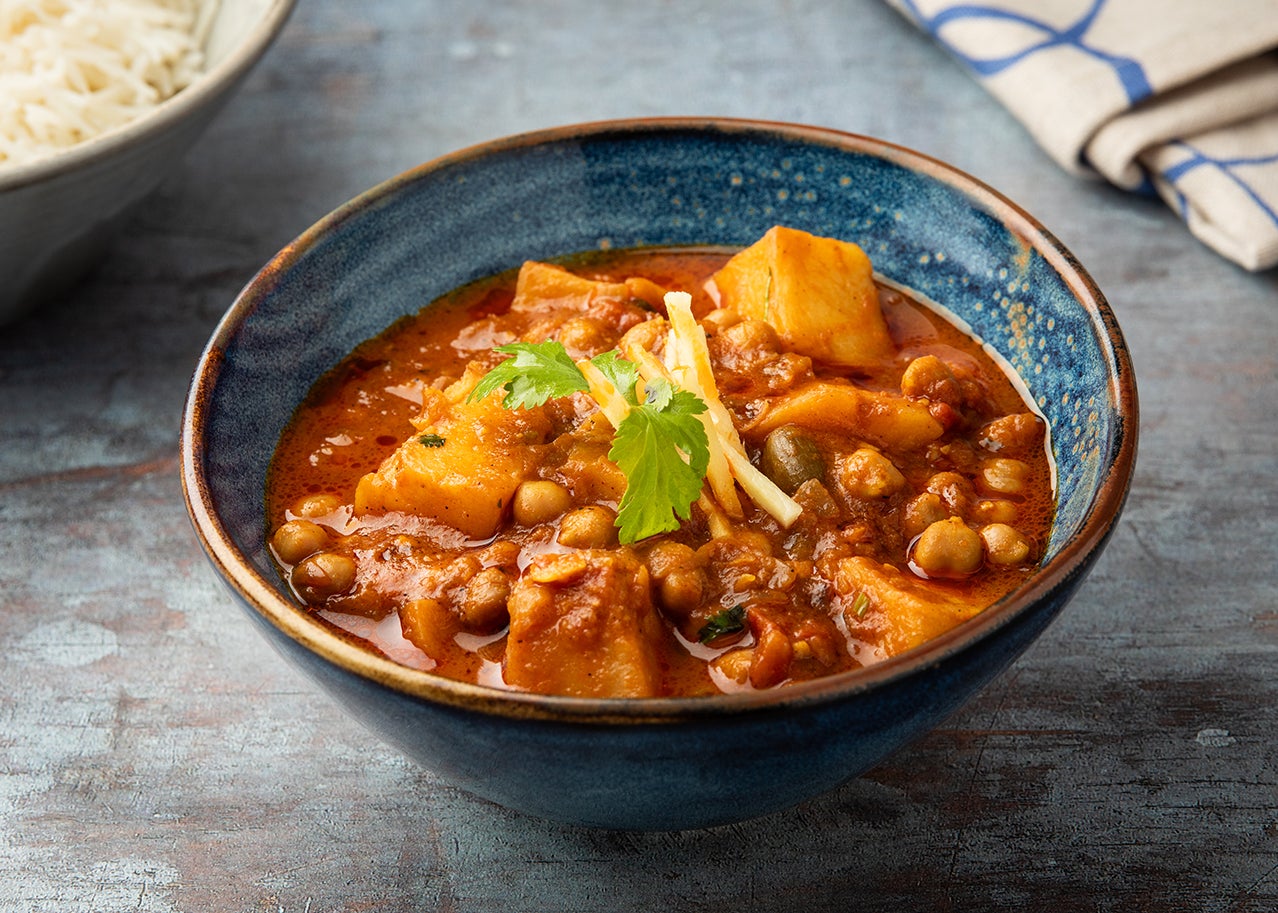 Aaji's Chick Pea and Potato Curry
