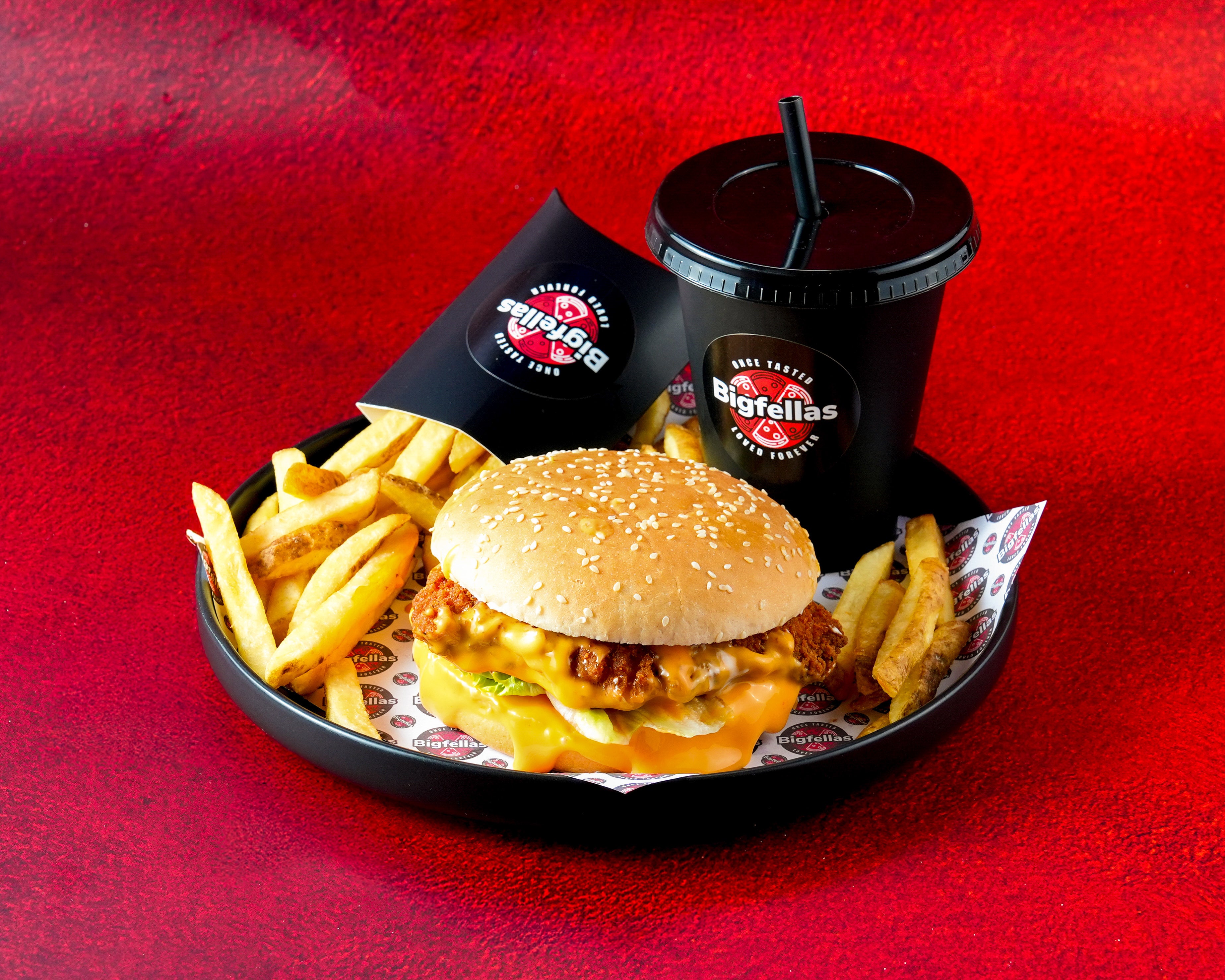 Blazing chicken Fillet burger