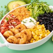 Grilled Shrimp Burrito Bowl