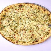 Gluten Free Artichoke pizza