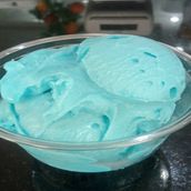 Einstein ice cream in the middle