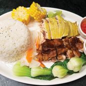 Braised Duck And Chicken Rice