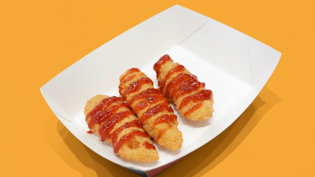 3 fried Chicken strip