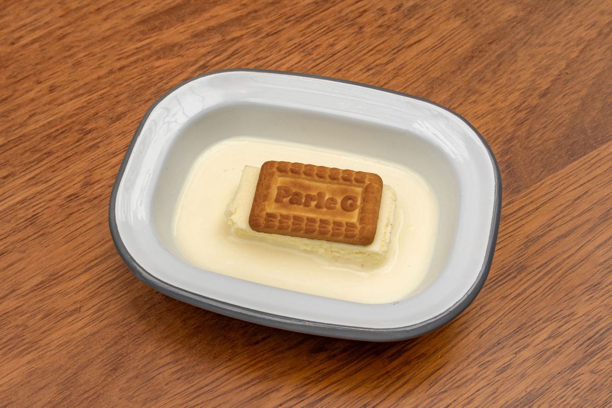 Parle G cheesecake 