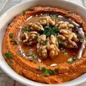 Muhammara With Walnuts Plate
