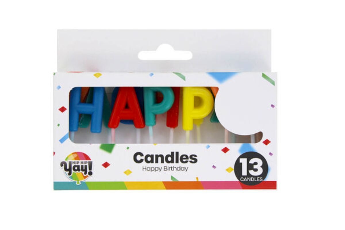 "Happy Birthday" Candles