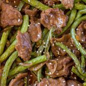 French Beans with Meat