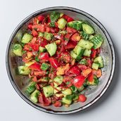 Garlic Tomato Salad