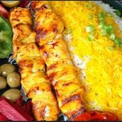 Chicken Kebab With Rice