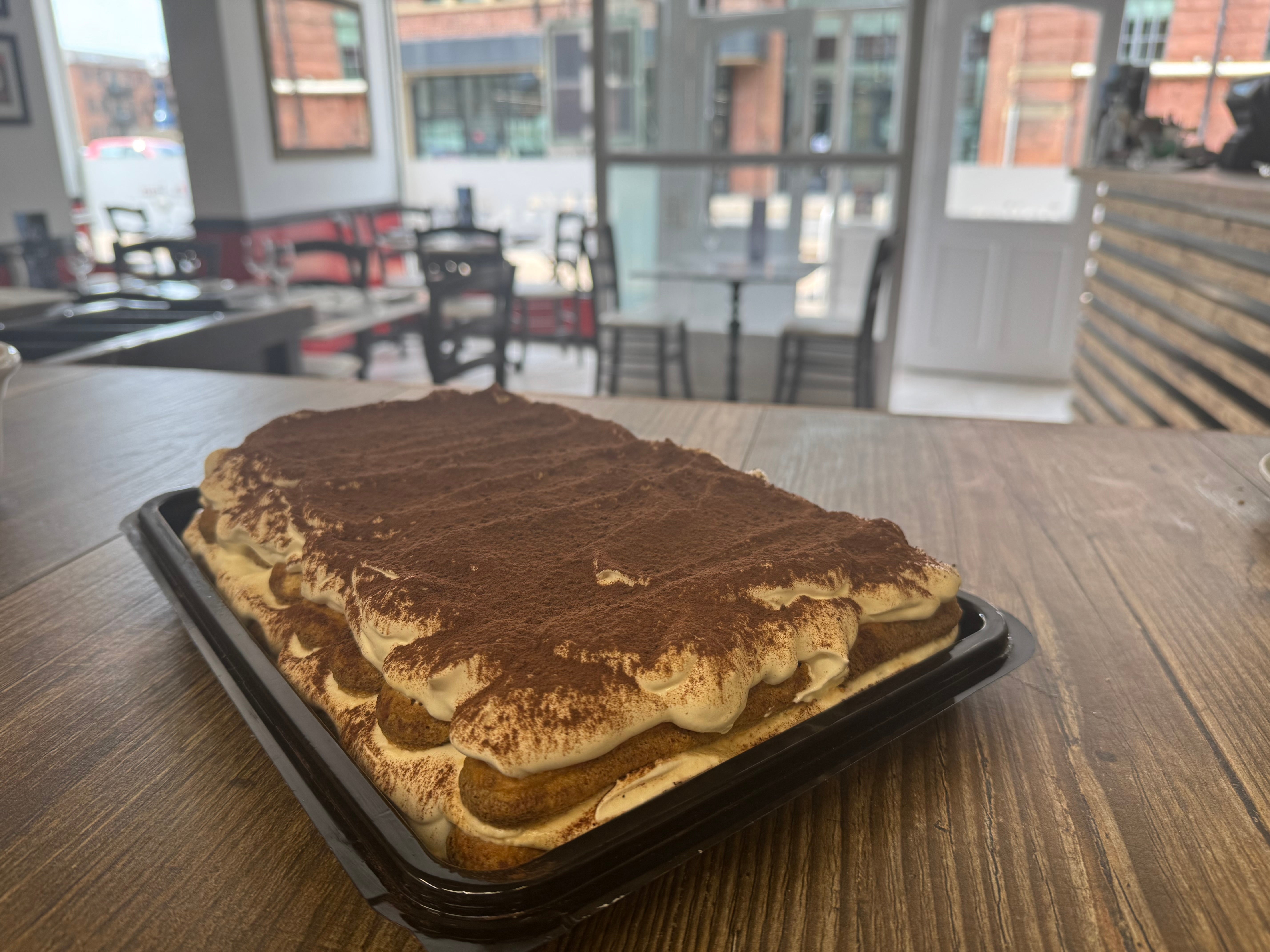 Tiramisu tray