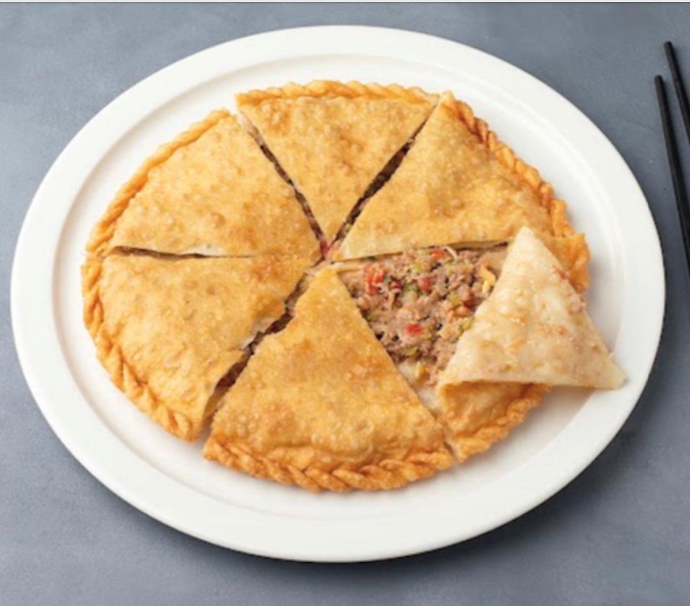 Big Fried Meat Naan