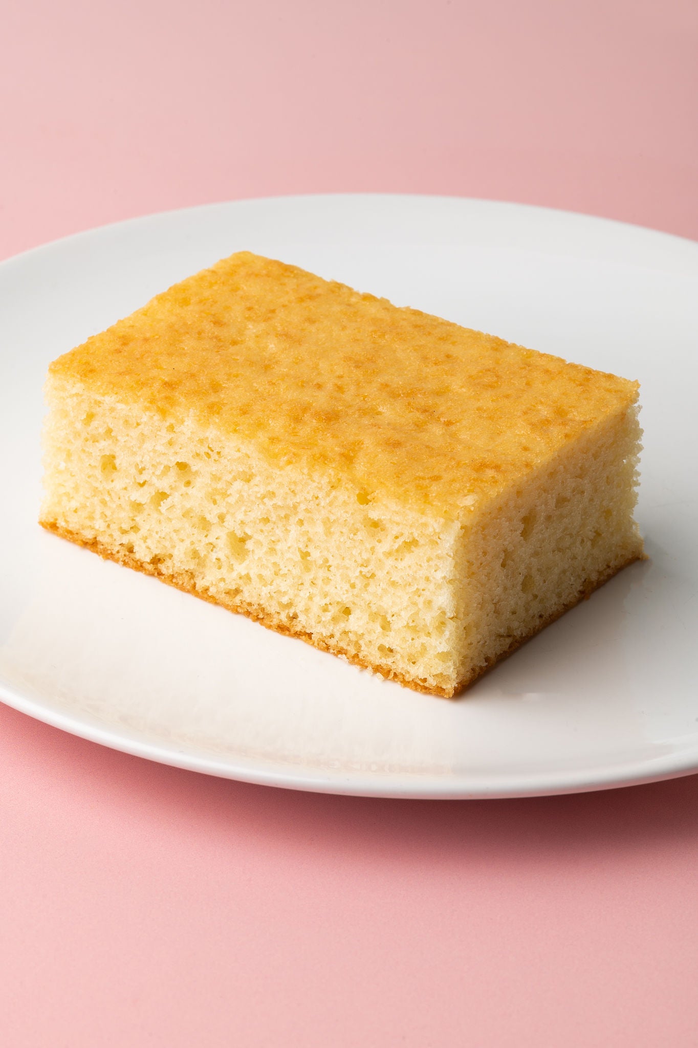 Just Plain VANILLA Sponge Slice (Served with a side of your choice)