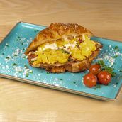 Truffle Egg And Turkey Bacon Croissant