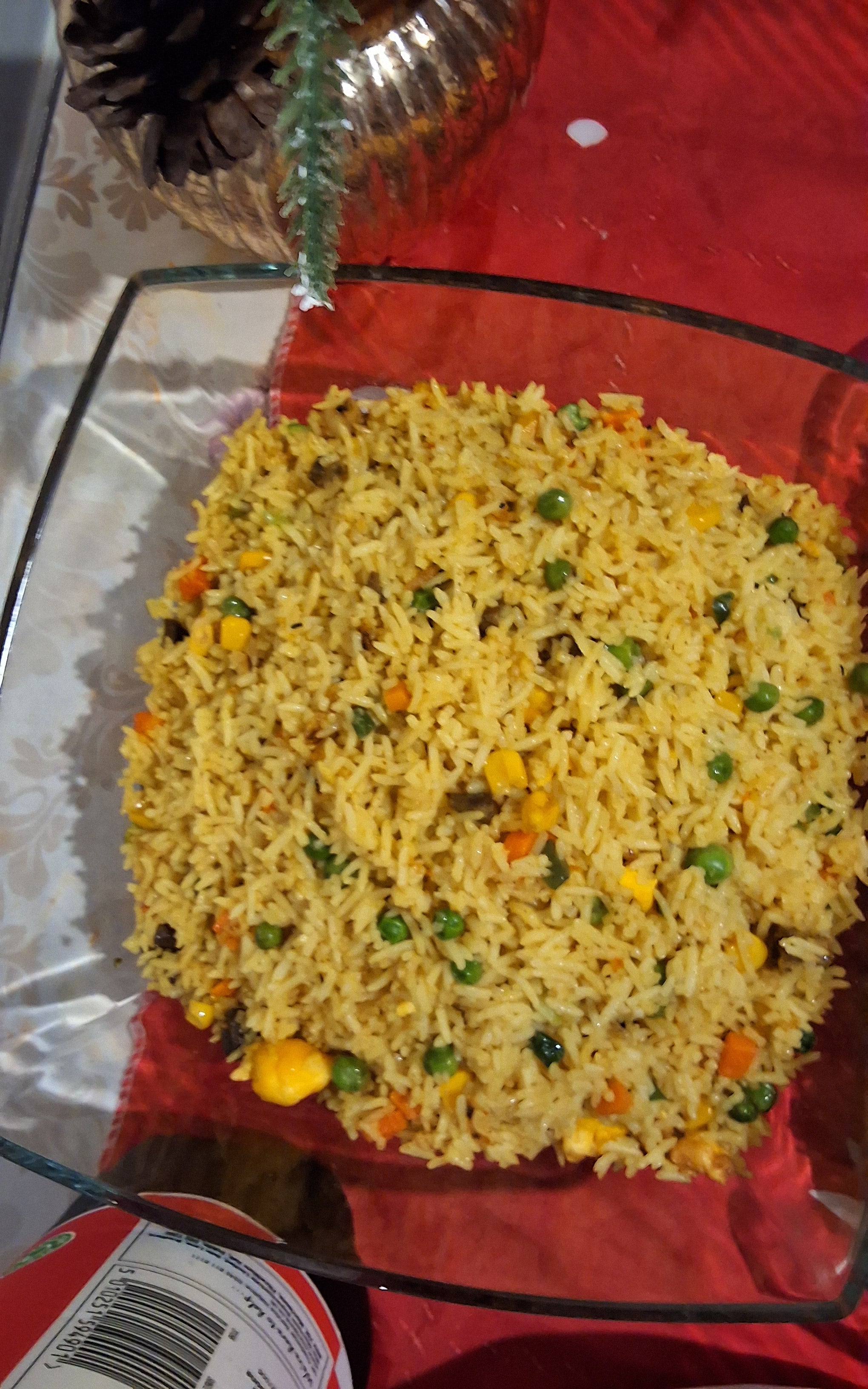 Fried Rice and fish