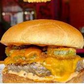 Spicy Pickle Burger ��️
