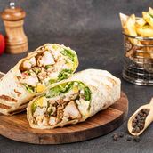 Chicken Signature Tikka Wrap Combo