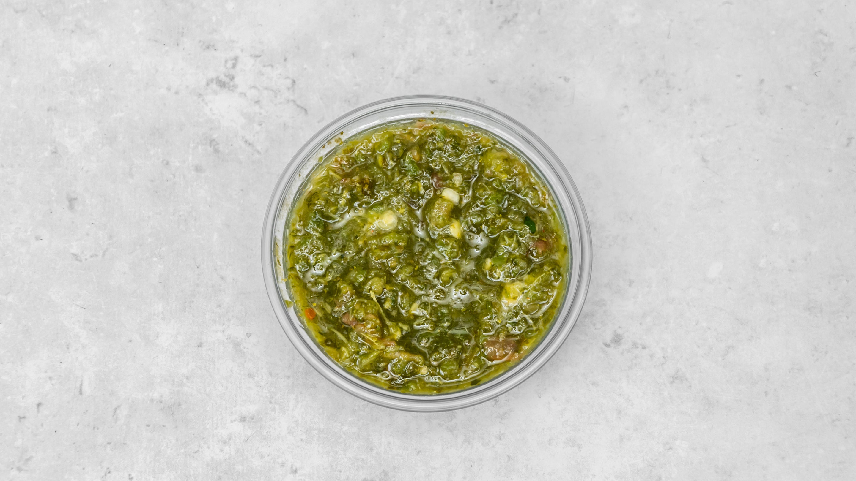 Homemade Green Chilli Sauce