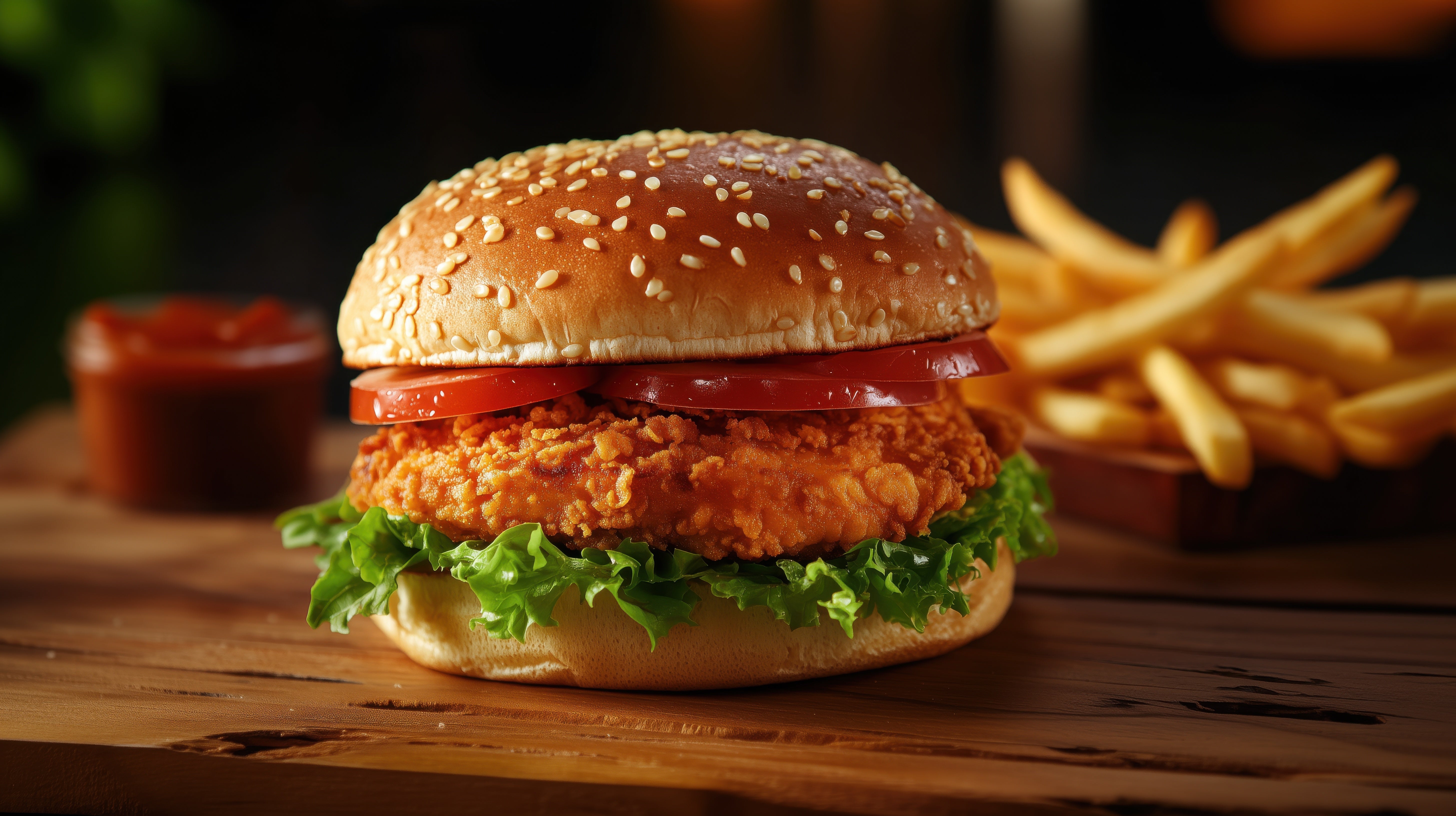 SF Chicken Fillet Burger