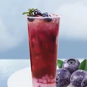 Blueberry Boba Fruit Tea