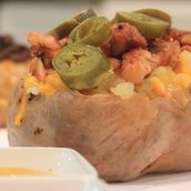 Chicken Shawarma Baked Potato