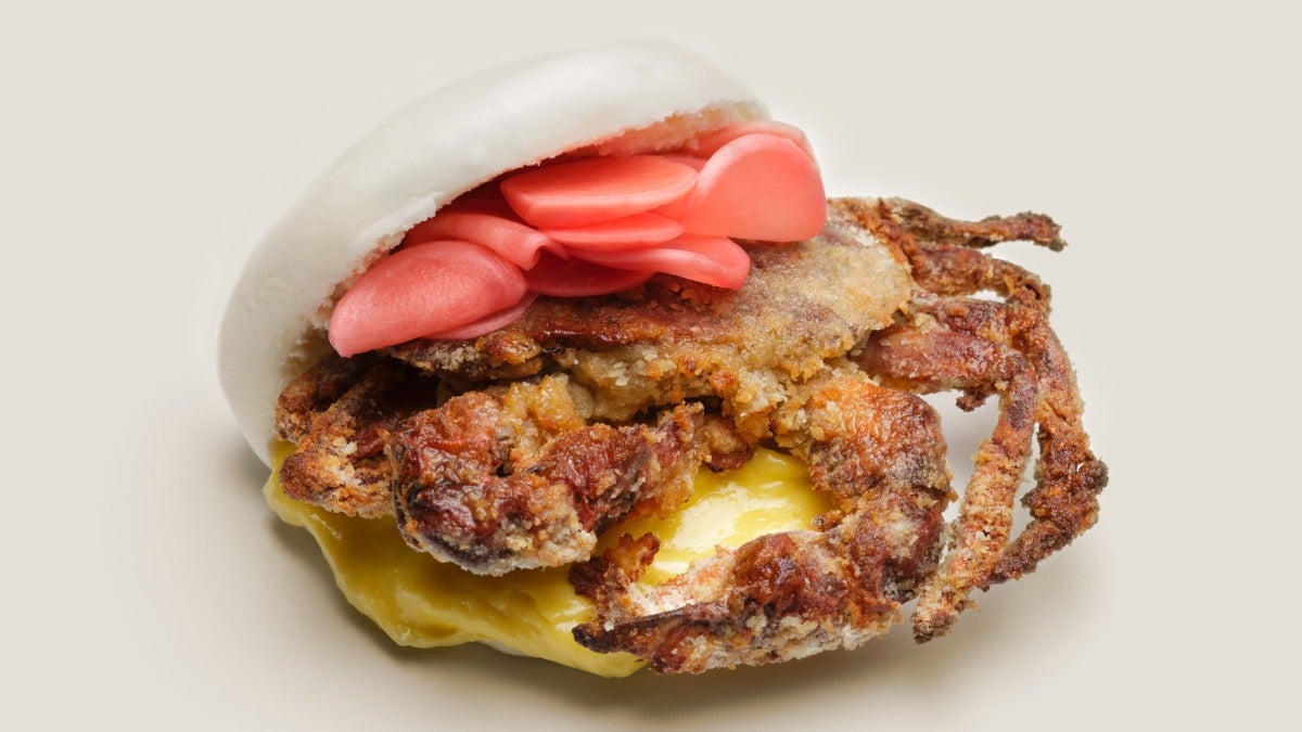 Soft Shell Crab bao