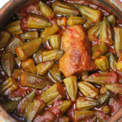 Toajn Okra With Meat