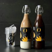Latte And Americano Coffee Combo Bottles