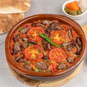 Tomato With Meat Frying Pan