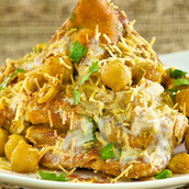Samosa Chat Half