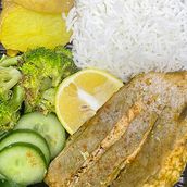 Salmon With Rice