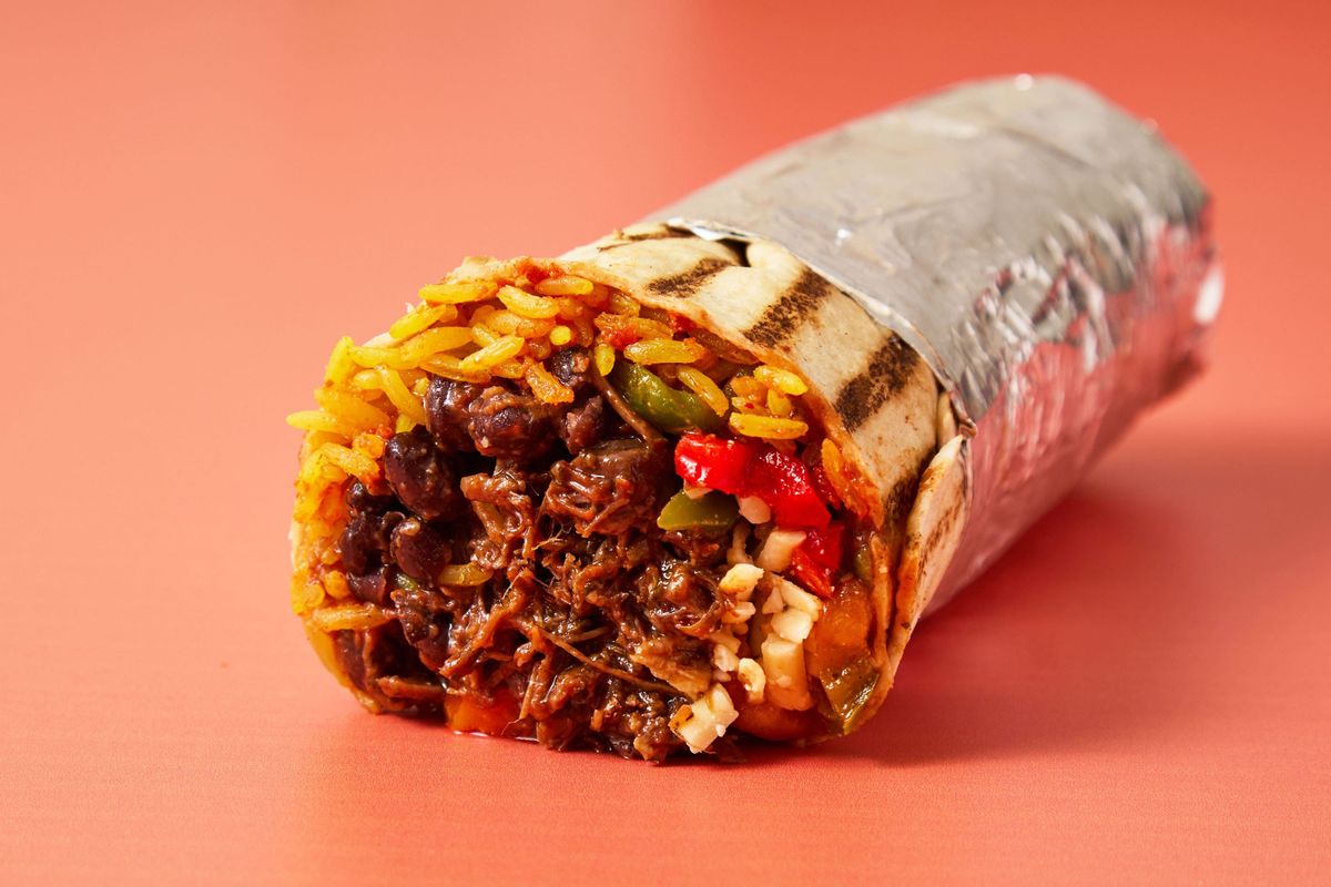 Beef Barbacoa Burrito