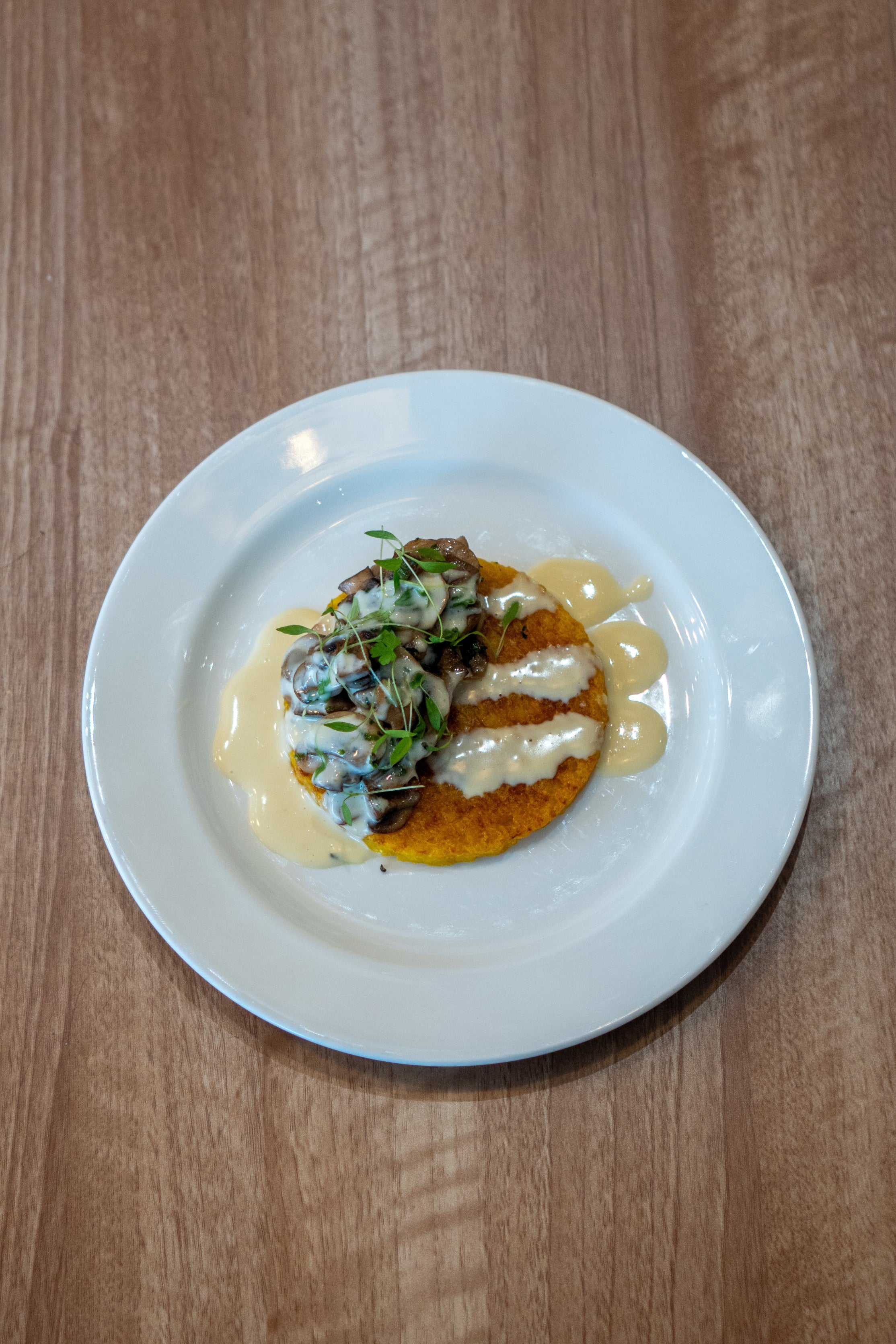 Riso al Salto con Funghi