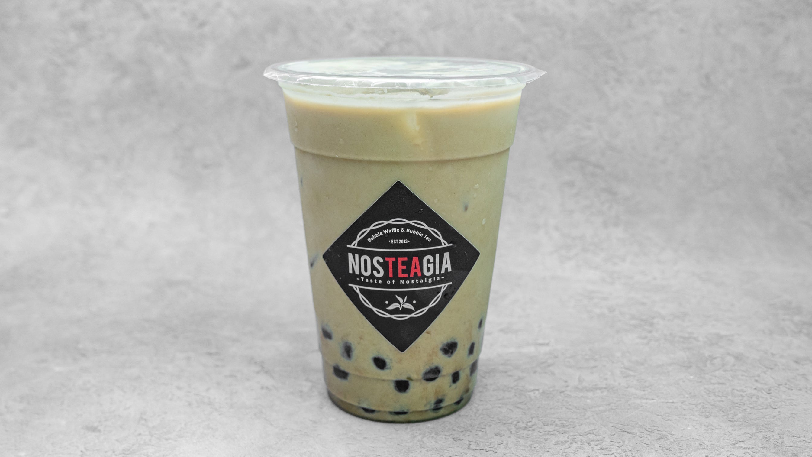 Matcha Bubble Milk Tea 抹茶珍珠奶茶