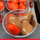 Strawberry chocolate cup