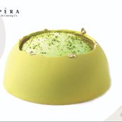 Pistachio Volcano Cake