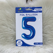Number 5 In Blue