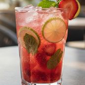 Strawberry Virgin Mojito