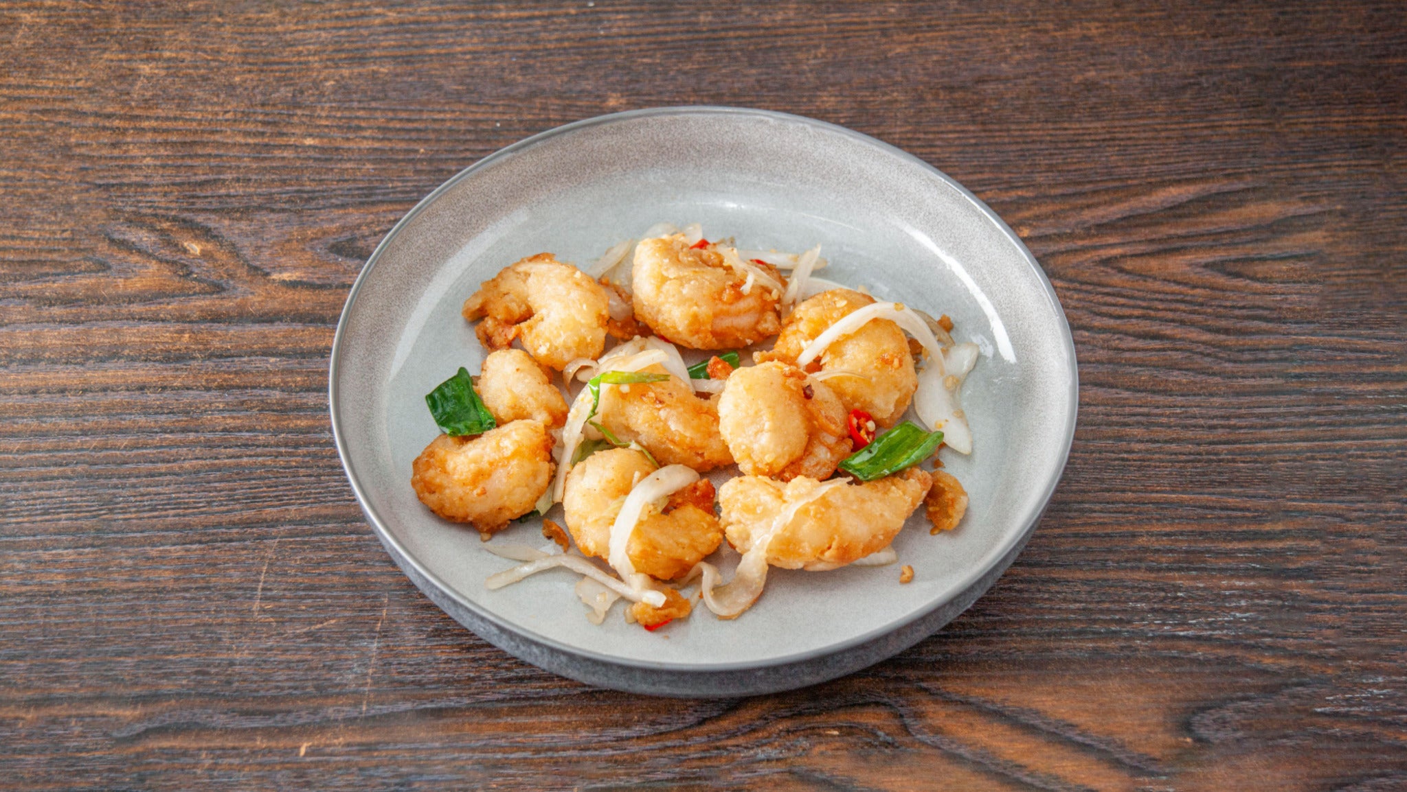 Spicy King Prawns with Peppercorn Salt🌶
