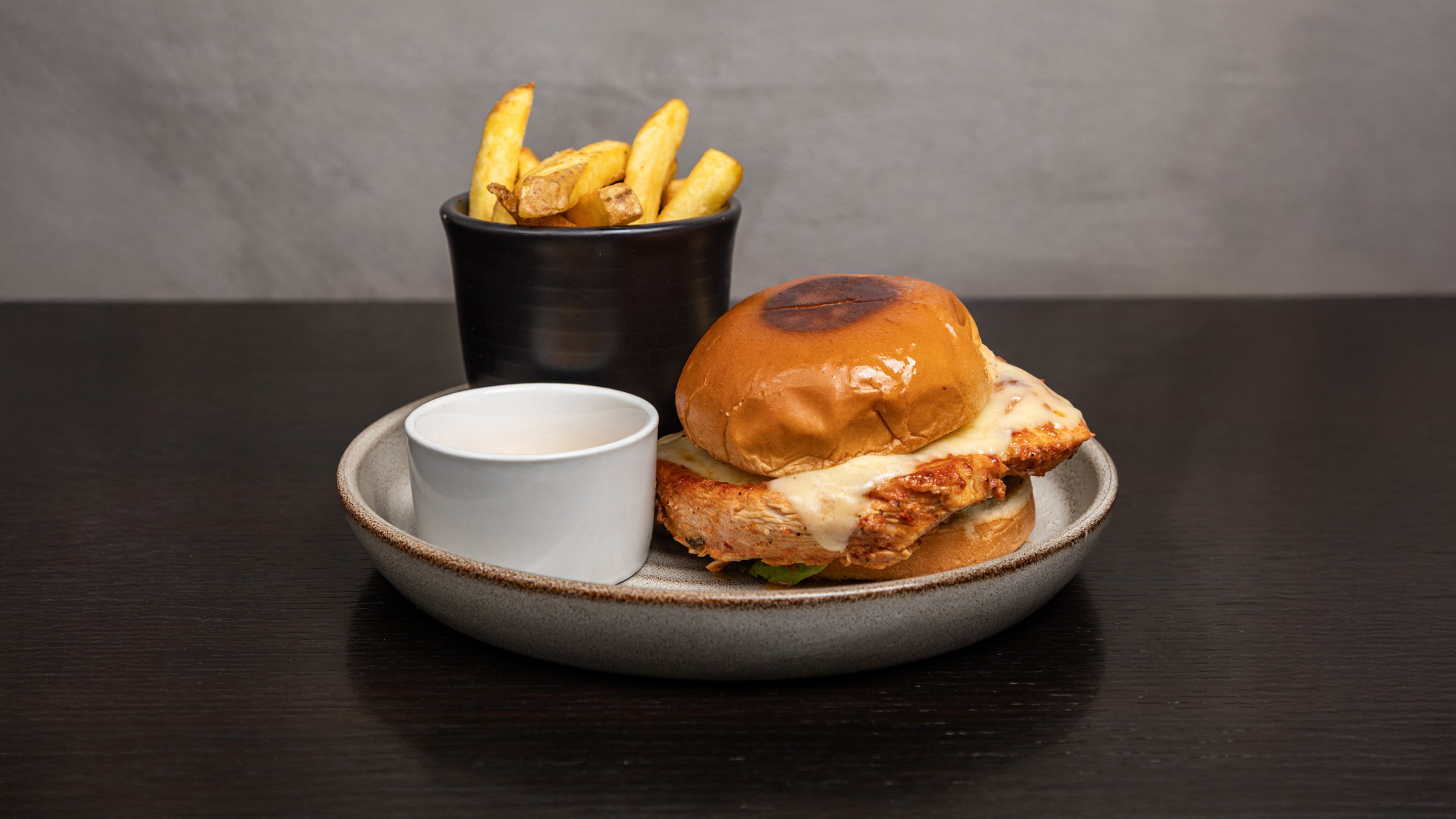 corn fed chicken burger